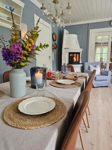 Posezení v ubytování Historisk sjarm omringet av Drivdalens vakre natur