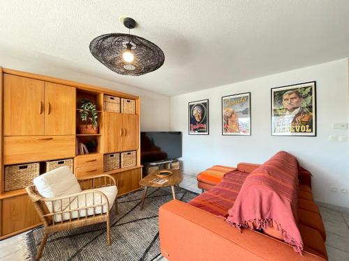 Spacieux 3 pièces avec garage, climatisation, terrasse, proche centre à Sète