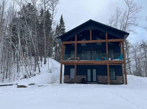 Chalet Relax with sauna steps from MSM lodge semasa musim sejuk