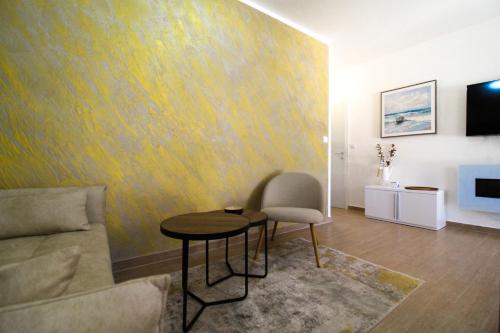 TV a/nebo společenská místnost v ubytování Apartment Bea