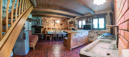 A seating area at Baita Tomaselli