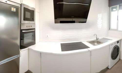 Dapur atau dapur kecil di Barbate Alojamientos Turísticos