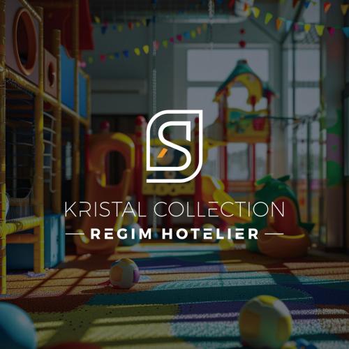 a logo for the krishatal collection return huber at Aqua by Kristal Collection in Bucharest