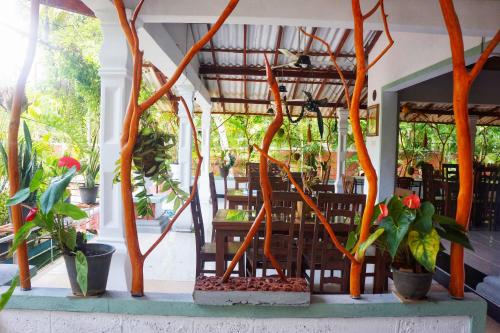 Jardín al aire libre en Sigiri Mount Villa & Restaurant
