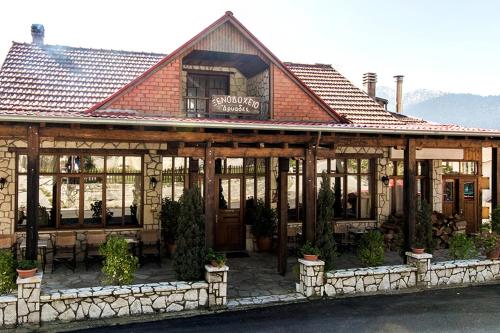 Patio nebo venkovní prostory v ubytování Hotel Dryades