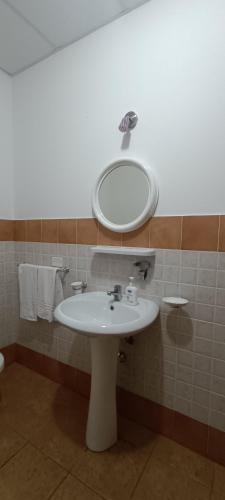 Ένα μπάνιο στο Desusino Residence & Hotel