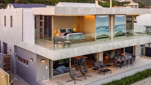 Balkón nebo terasa v ubytování Glentana Beach Villa