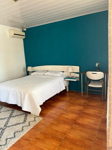 Una cama o camas en una habitación de Estudio como en casa