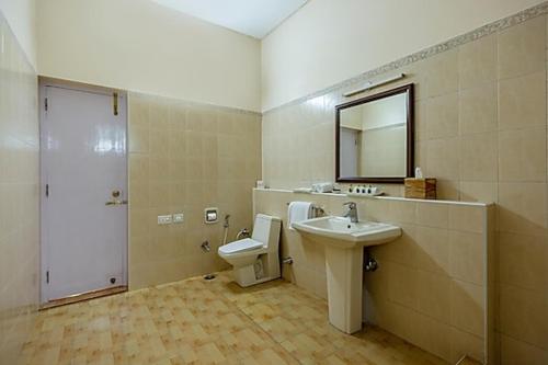 Koupelna v ubytování Boutique Villa by Hotel Saffron Leaf