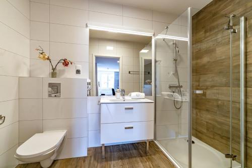 Kúpeľňa v ubytovaní Apartament MEDALLION