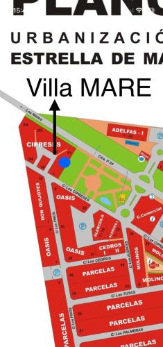 a map of the la rambla market in ville mere at VILLA MARE - 2 beds with balcony, patio and pool and direct park access in Murcia