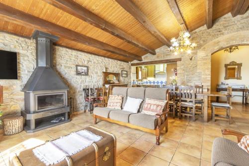 Χώρος καθιστικού στο Casa Marcús