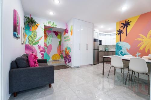 Posezení v ubytování Somos Hotel San Juan