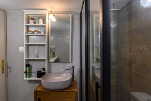 Koupelna v ubytování Kastella Bohemian Pied a Terre