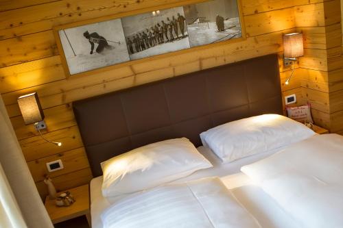 Postel nebo postele na pokoji v ubytování Residence Merk