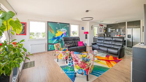 Χώρος καθιστικού στο Vue imprenable - Grande terrasse