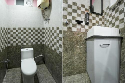 Koupelna v ubytování Hotel O Jai Jagannath Inn