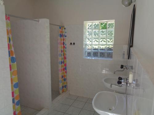 Koupelna v ubytování Hotel U Lázní - chatky