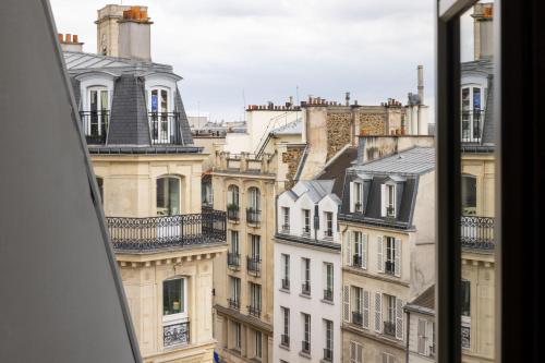 Udsigt til Paris eller udsigt til byen taget fra hotellet