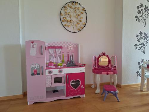 Dapur atau dapur kecil di Ferienwohnung Obertshauser