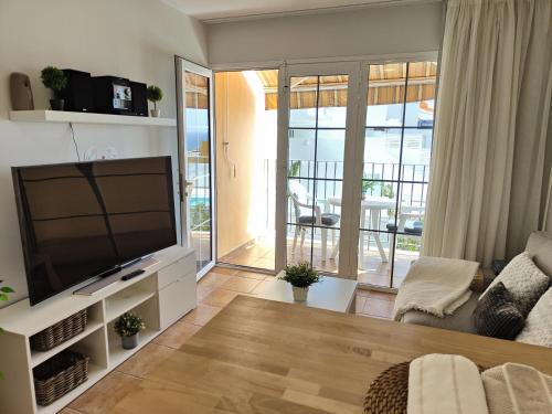 Μια τηλεόραση ή/και κέντρο ψυχαγωγίας στο Gran Canaria Mogan sunset