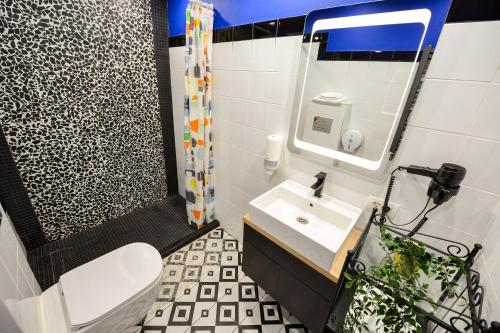 Koupelna v ubytování Unirii Suites