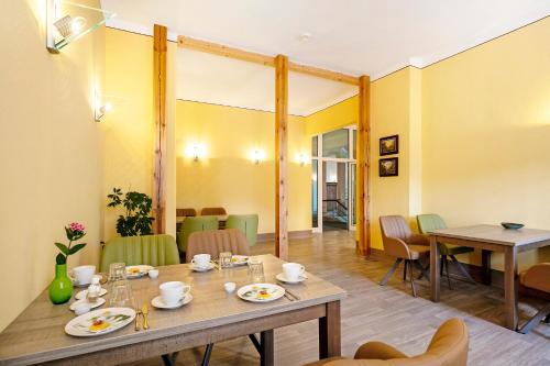 Posezení v ubytování Luckau Appartements 1695