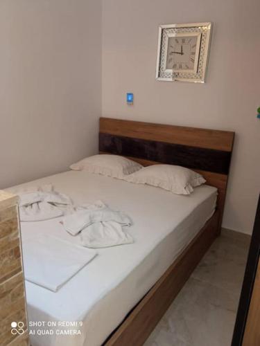 Postel nebo postele na pokoji v ubytování Strandnahe Wohnung in Chalkidiki
