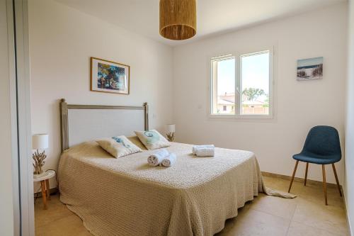 Postel nebo postele na pokoji v ubytování Villa Camille