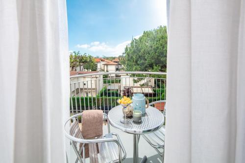 Balkón nebo terasa v ubytování Park Hotel