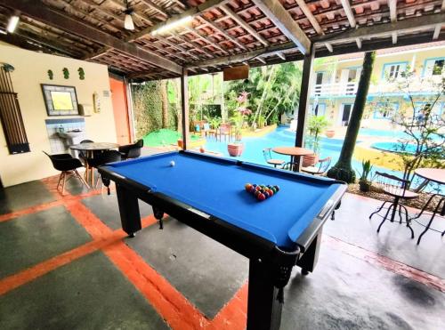 Mesa de bilhar em Pousada Atobá Juquehy Apartamentos