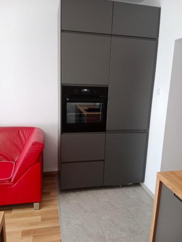 Ruang duduk di Apartament - Elbląg