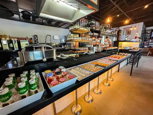 Eten bij of ergens in de buurt van de herberg

