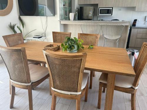 Η κουζίνα ή μικρή κουζίνα στο Casa de campo en Condominio