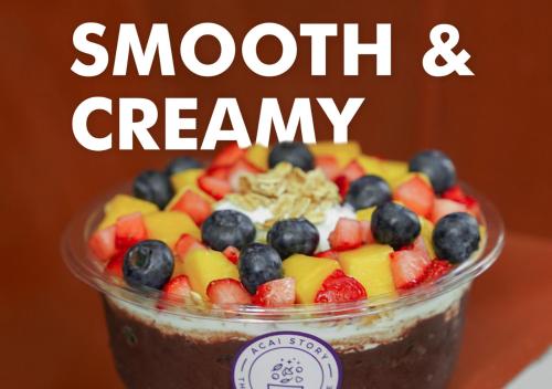 a plastic container of chocolate pudding with fruit and cereal at Kiatthada Resort in Bangkok
