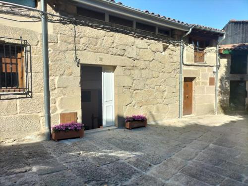 Bygningen som feriehuset ligger i