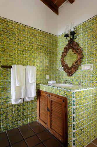 Un baño de Casa Waleska With a view of Valle Lake