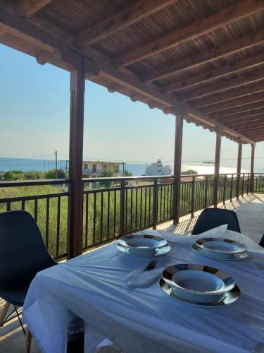 Balkón nebo terasa v ubytování Villa Blanca with sea view