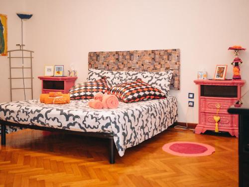 Postel nebo postele na pokoji v ubytování Casona Mafalda