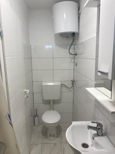 Koupelna v ubytování Rooms Lepara