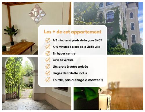 Ecrin de verdure Hyper centre avec jardin commun