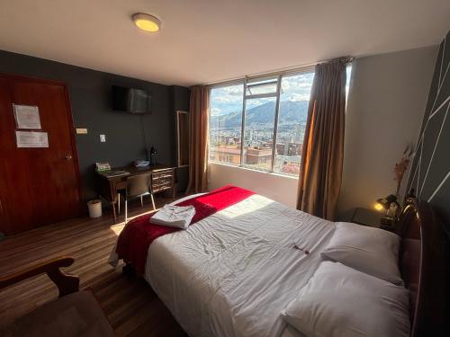 Postel nebo postele na pokoji v ubytování St. Gallen Haus