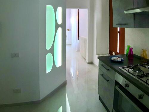 Dapur atau dapur kecil di Nido nel Borgo
