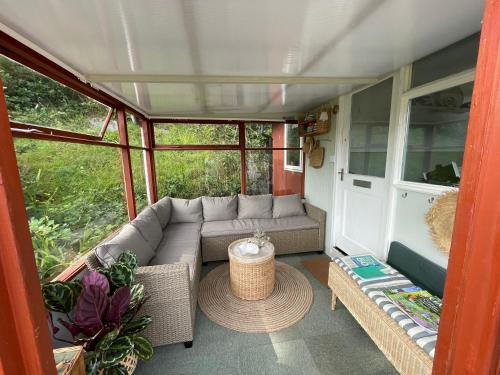 Χώρος καθιστικού στο Cosy private Chalet