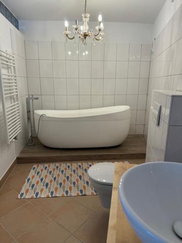 Koupelna v ubytování Dottore Casa
