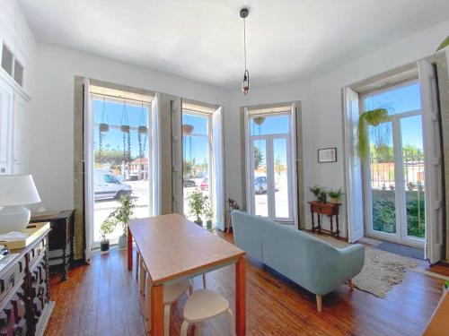 Χώρος καθιστικού στο Casa dos Caminhos de Santiago