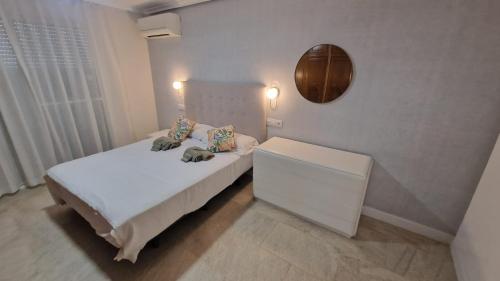 Katil atau katil-katil dalam bilik di Beachfront vila