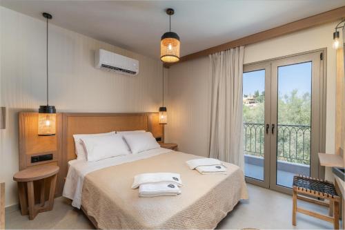 Katil atau katil-katil dalam bilik di ANOGI suites