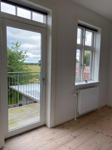 Un balcón o terraza en Strømpehuset