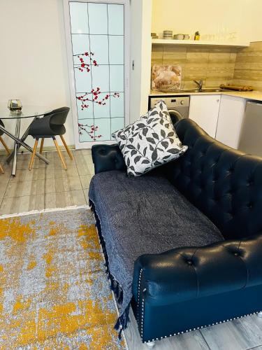 Zona de estar de Modern secure apartment in Strand - Little Greece